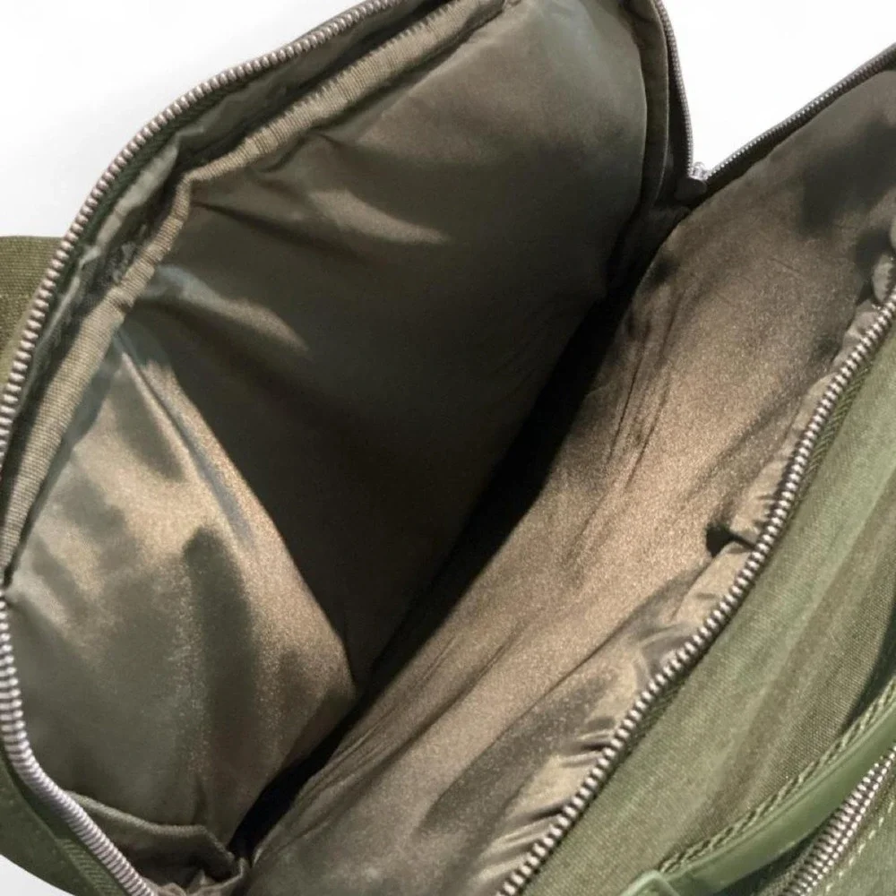 Nordace Siena Smart Backpack Unisex OS Olive Green Excellent USB Laptop Travel